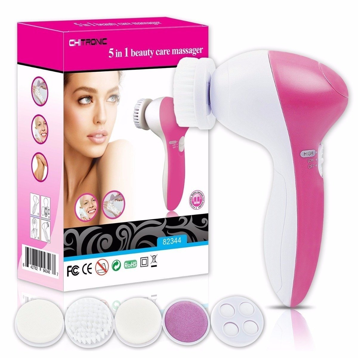 Promoción Cepillo Facial, Mini Spa Eléctrico 5 En 1 - zaffary store