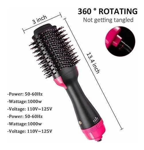 Promoción Cepillo secador De Aire Caliente Para Cabello alisado One - Step - zaffary store