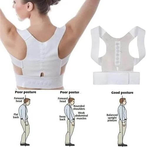 Promoción Corrector De Postura Magnetico Unisex Espalda Ajustable - zaffary store