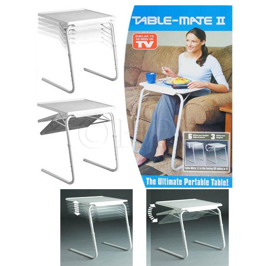 Promoción Mesa Table Mate Ajustable Multiusos Portátil Plegable - zaffary store