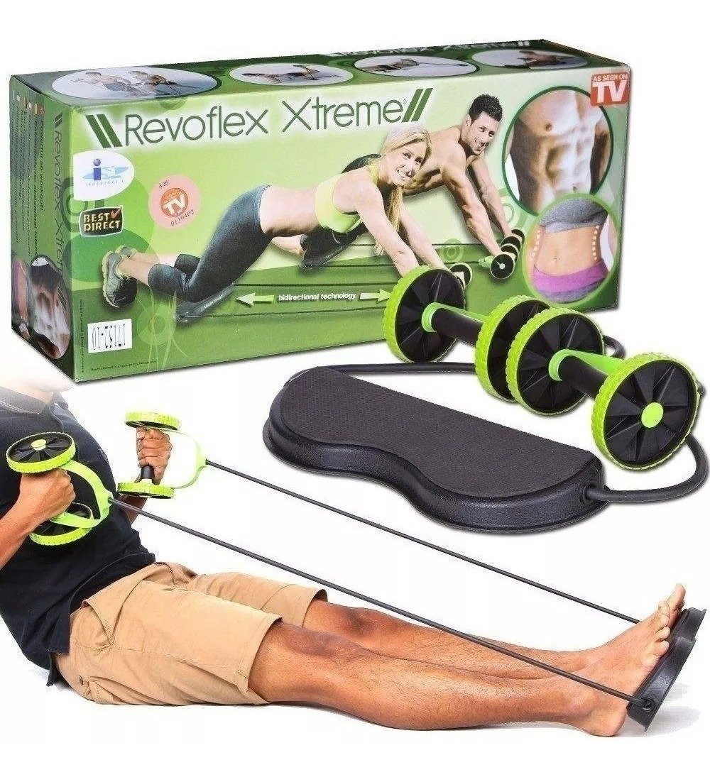 Promoción Rueda Para Ejercicios Multifuncional Revoflex Xtreme + Bolso - zaffary store